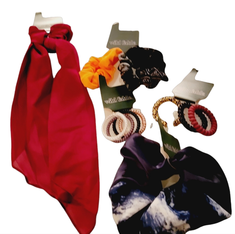 Lot of 12 Wild Fable Women's Hair Accessory Ties Spiral Rings and Hair Twister